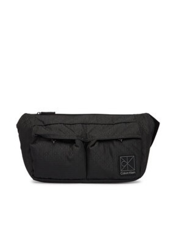 Calvin Klein Nerka Utility Emblem Sling Waistbag LV04D3341G Czarny