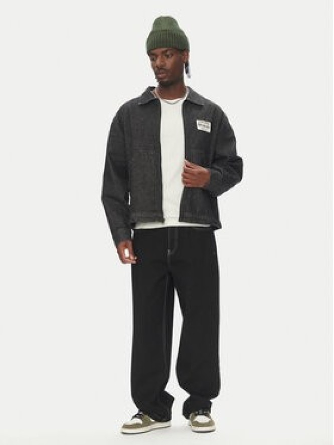 DC Shoes Kurtka jeansowa Pit Crew Jacket ADYJK03206 Czarny Boxy Fit
