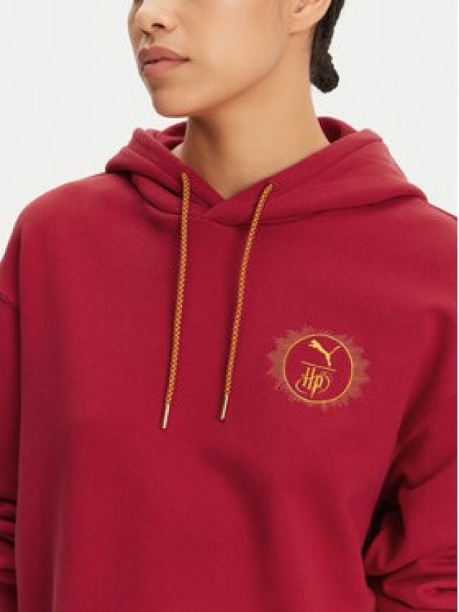 Puma Bluza Unisex Harry Potter 630093 Czerwony Relaxed Fit