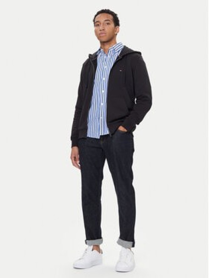 Tommy Hilfiger Bluza Essential MW0MW37239 Czarny Regular Fit