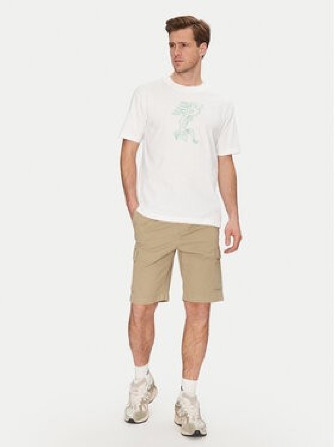 New Balance T-Shirt MT51978 Biały Relaxed Fit