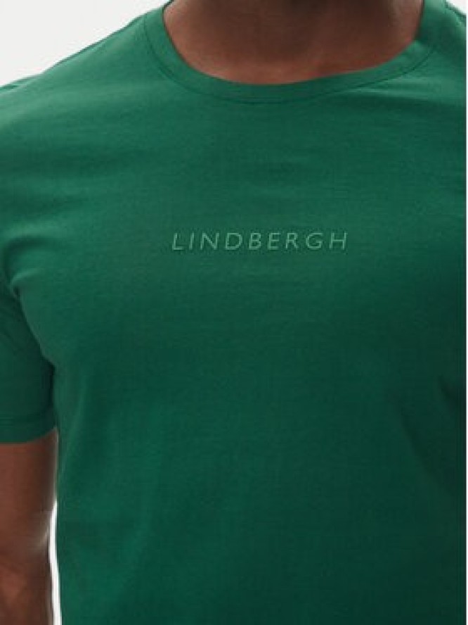 Lindbergh T-Shirt 30-400200B Zielony Relaxed Fit