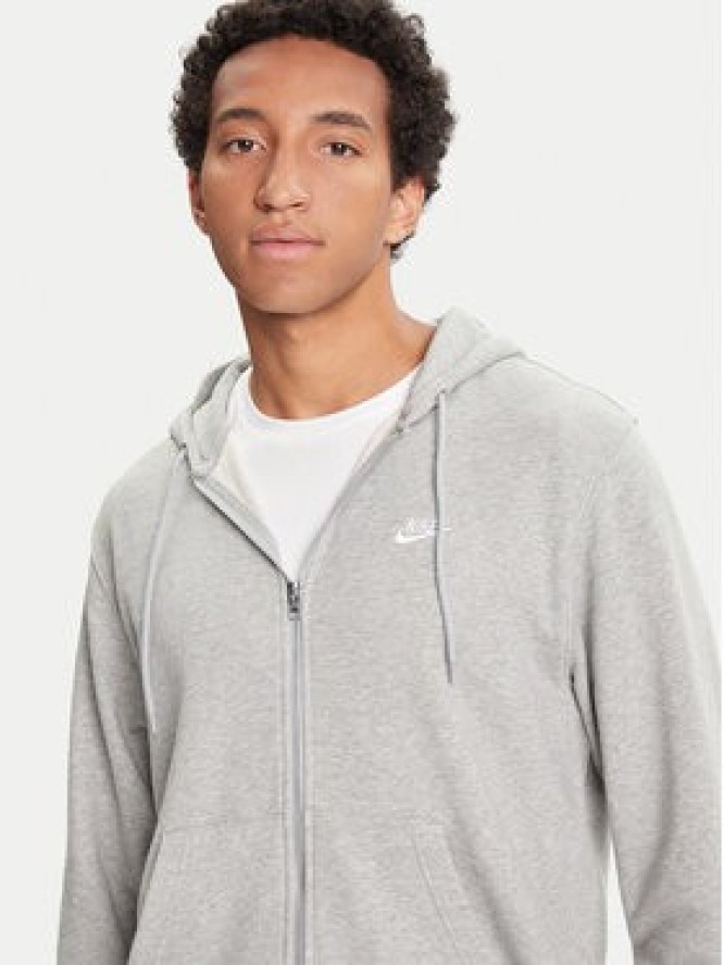 Nike Bluza Club FN3884 Szary Regular Fit