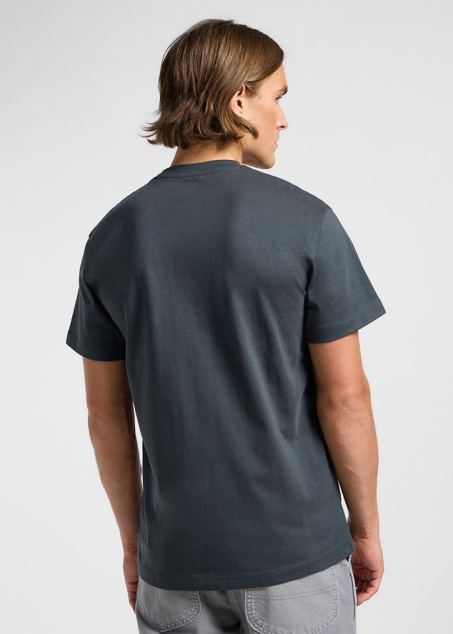 MESKA KOSZULKA LEE WW POCKET TEE WASHED BLACK 112364587