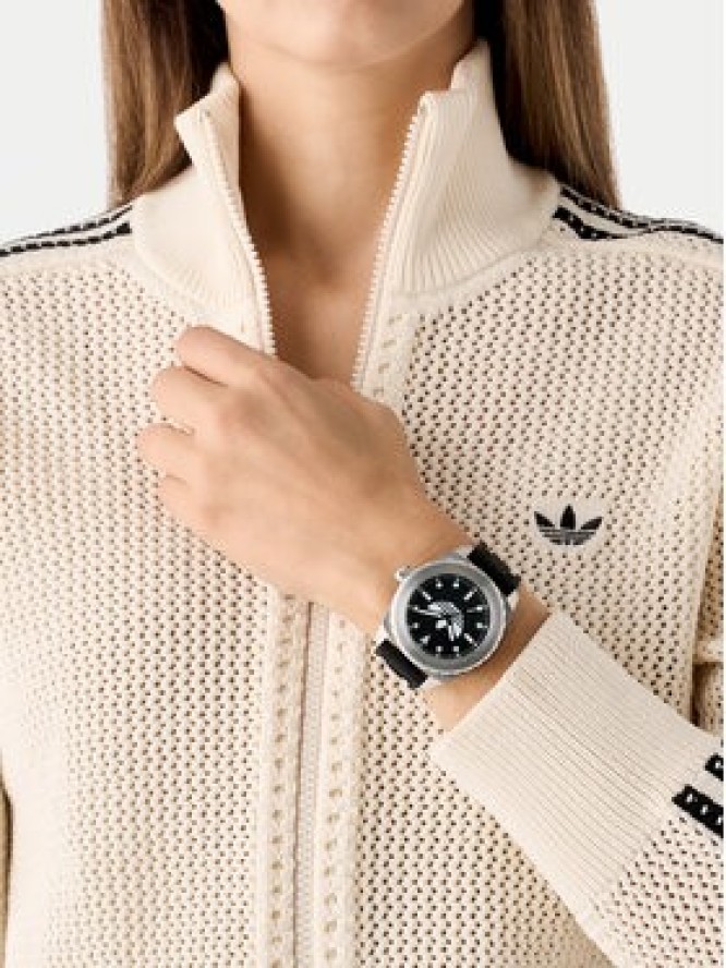 adidas Zegarek Discoverer One AOSY25021 Srebrny