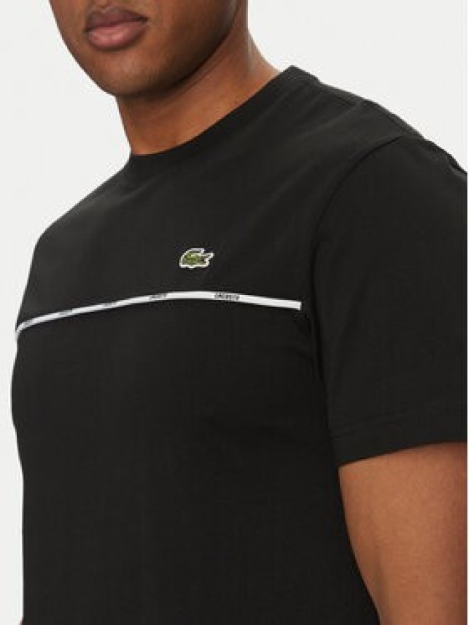 Lacoste T-Shirt TH9842 Czarny Regular Fit