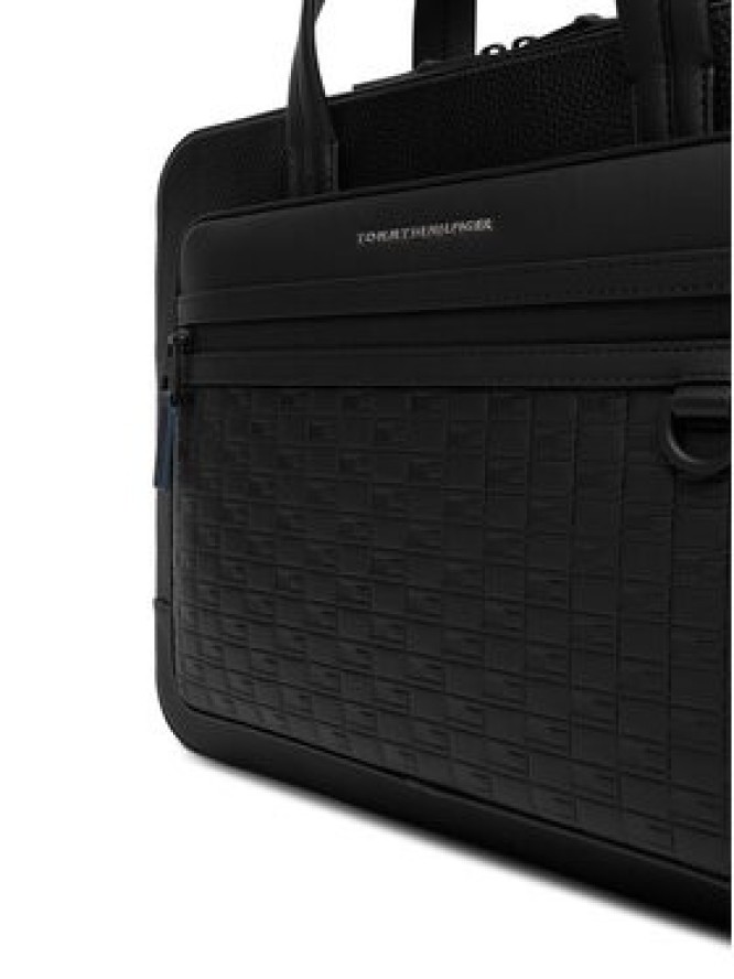 Tommy Hilfiger Torba na laptopa Th Modern Computer Bag AM0AM14002 Czarny