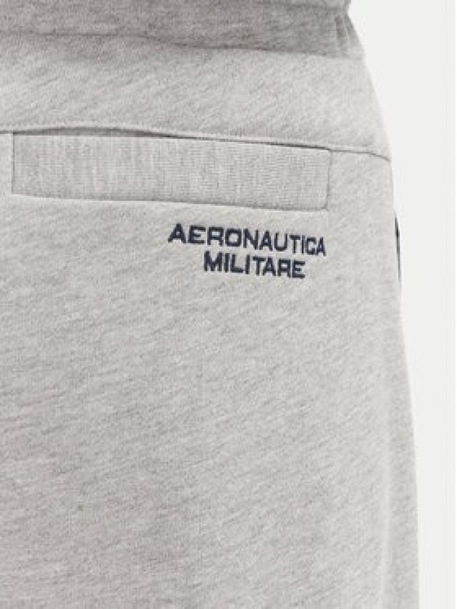 Aeronautica Militare Spodnie dresowe 251PF965F581 Szary Regular Fit