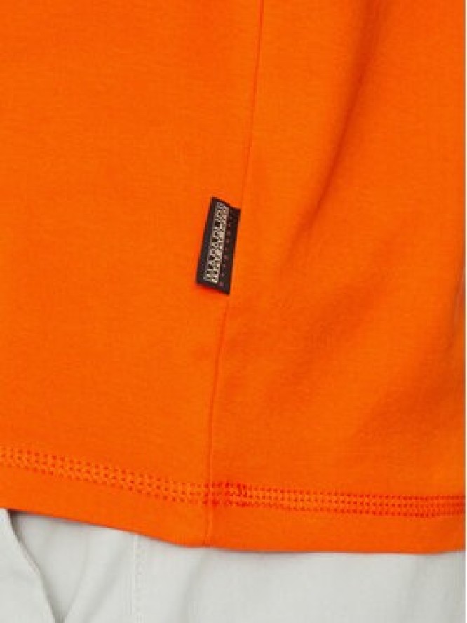 Napapijri T-Shirt S-Vanni NP0A4IEA Pomarańczowy Regular Fit