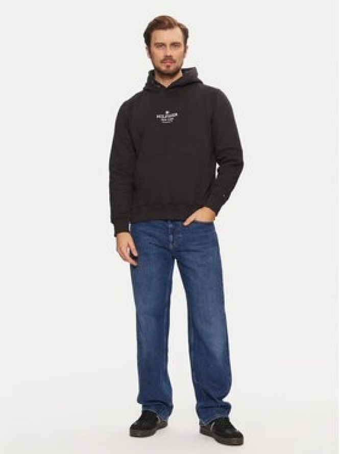 Tommy Hilfiger Bluza MW0MW39050 Czarny Regular Fit