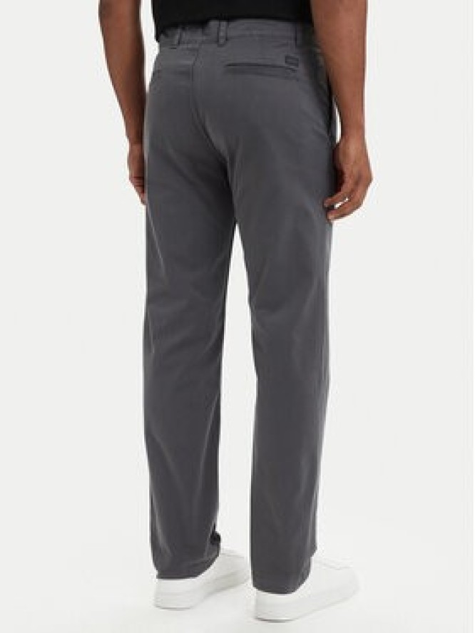 BOSS Chinosy 50534378 Szary ciemny Regular Fit