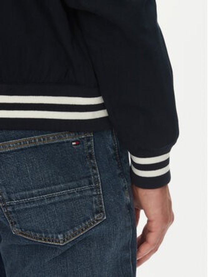 Tommy Hilfiger Kurtka bomber Americana Varsity MW0MW40647 Granatowy Regular Fit