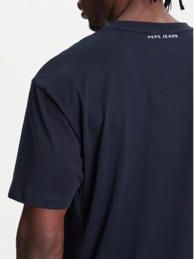 Pepe Jeans T-Shirt Red Bull Racing History RM500020 Granatowy Regular Fit