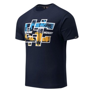 Koszulka EXTREME HOBBY męska bawełniana T-shirt EXTREME HOBBY HASHTAG HEAT