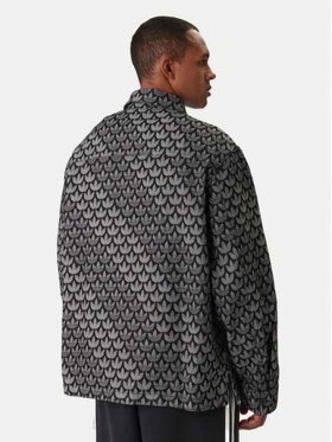 adidas Koszula jeansowa Monogram KC6379 Szary Loose Fit