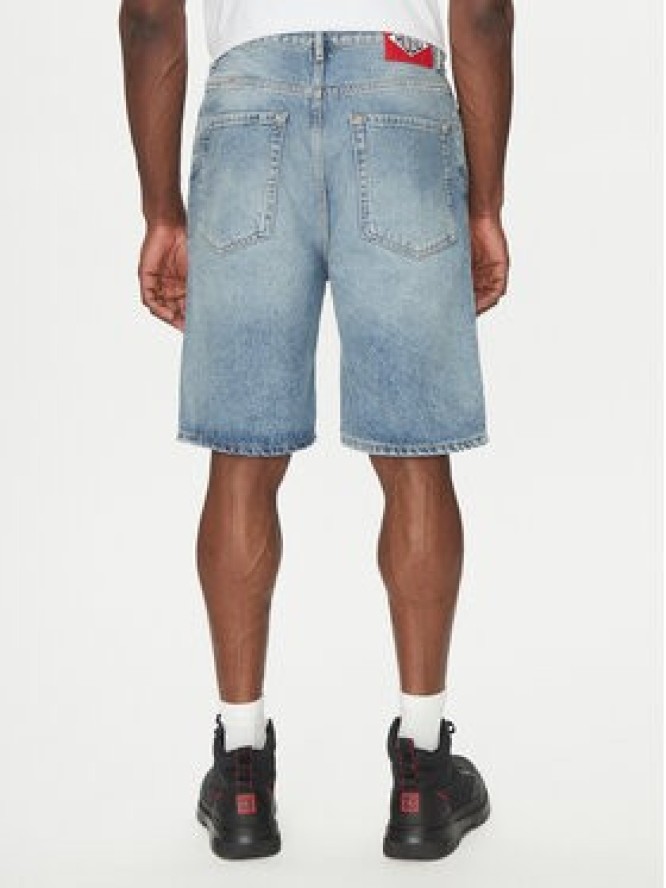 HUGO Szorty jeansowe 50537709 Niebieski Regular Fit