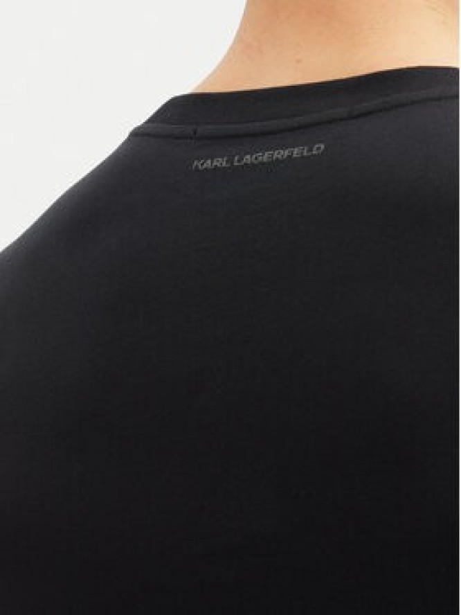 KARL LAGERFELD T-Shirt 755065 552241 Granatowy Regular Fit