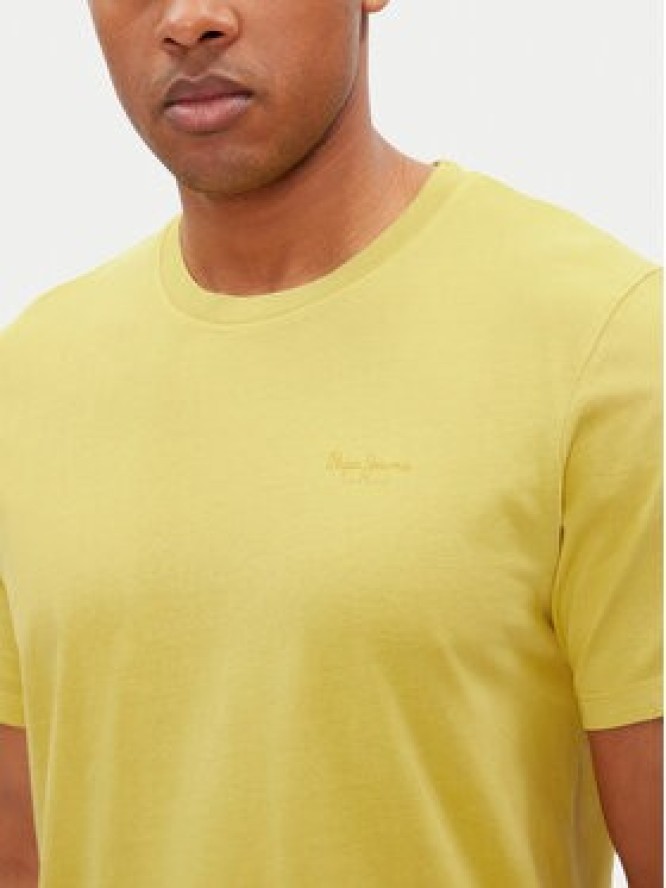 Pepe Jeans T-Shirt Jacko PM508664 Żółty Regular Fit