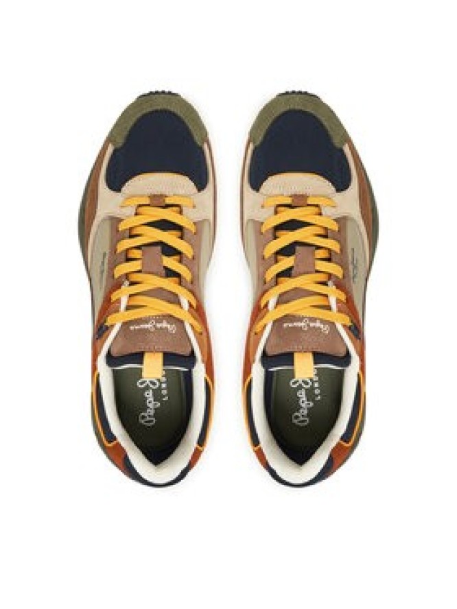 Pepe Jeans Sneakersy Marlon Sports M PMS600002 Brązowy