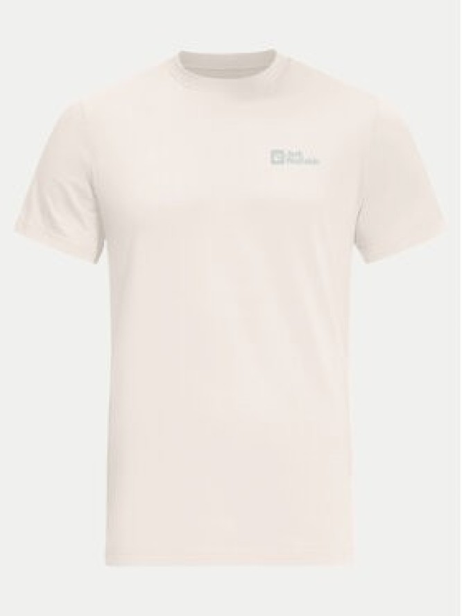 Jack Wolfskin T-Shirt Essential 1808382 Écru Regular Fit