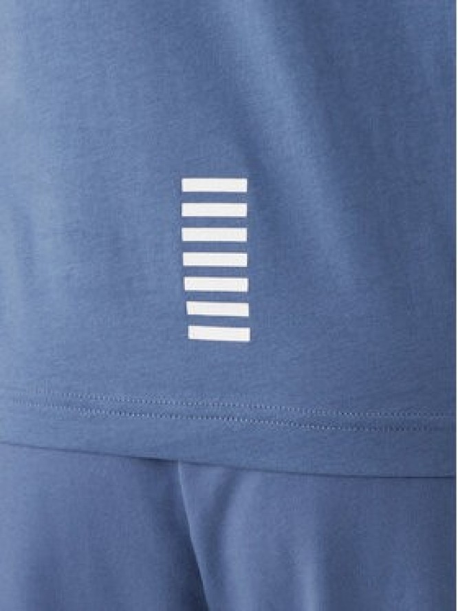 EA7 Emporio Armani T-Shirt 8NPT25 PJVPZ Granatowy Regular Fit