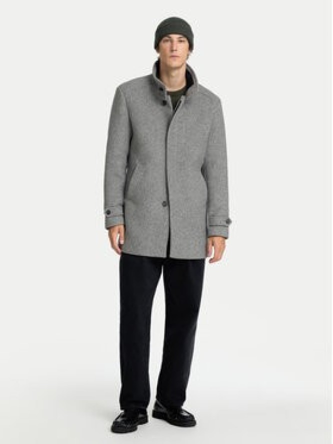 Selected Homme Płaszcz wełniany 16094322 Szary Regular Fit