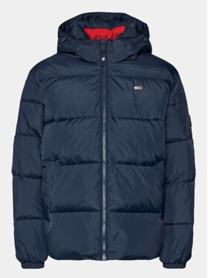 Tommy Jeans Kurtka zimowa Essential DM0DM18487 Granatowy Regular Fit