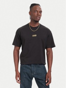 Versace Jeans Couture T-Shirt 80GAHT05 CJ00T Czarny Regular Fit