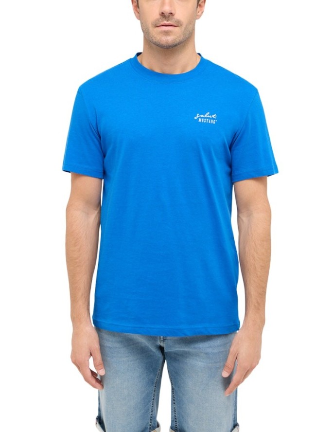 Męski T-Shirt Mustang Style Austin Nautical Blue 1016280 5236