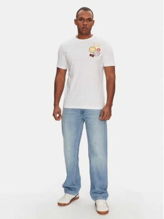 Puma T-Shirt Graphics Icon 684829 Biały Regular Fit