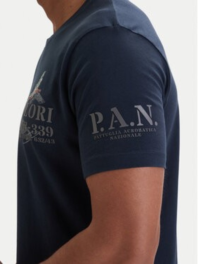 Aeronautica Militare T-Shirt 261TS2541UJ00727 Granatowy Regular Fit