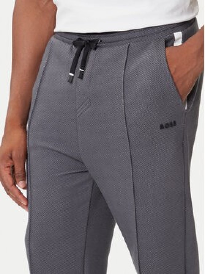 BOSS Spodnie dresowe TL 50543145 Szary Relaxed Fit