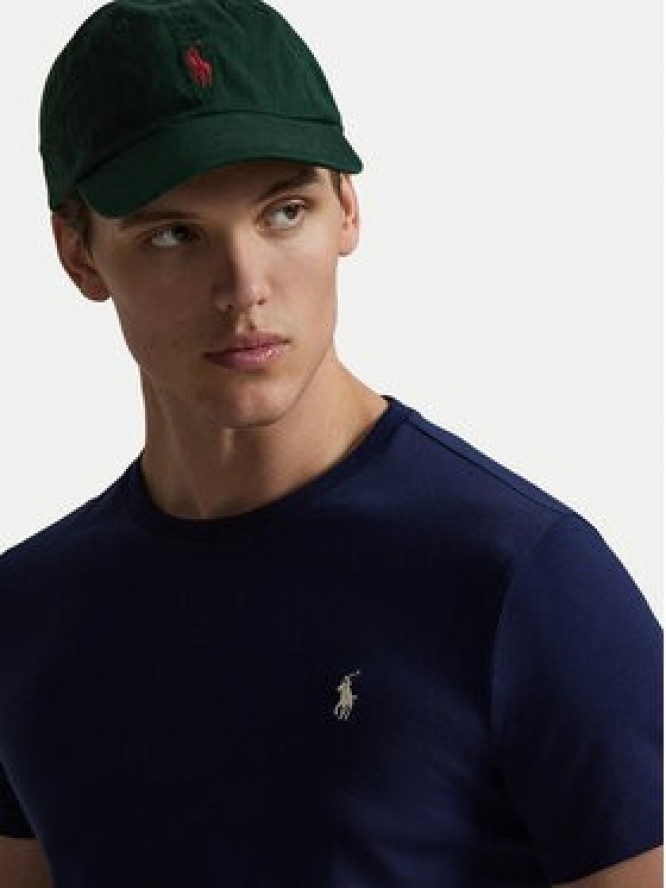 Polo Ralph Lauren T-Shirt 710671438525 Granatowy Slim Fit
