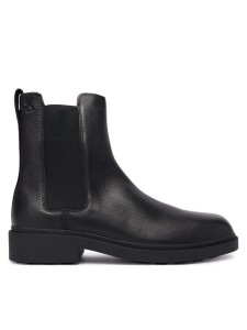 Calvin Klein Sztyblety Dress Lug Chelsea Boot Lth YM0YM01389 Czarny