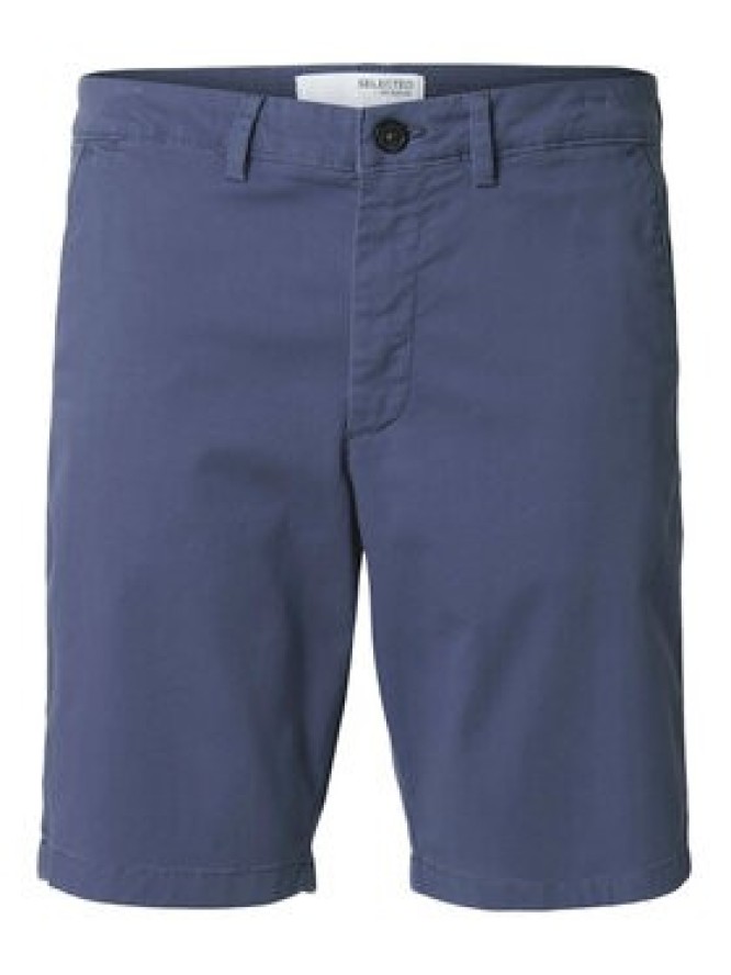 Selected Homme Szorty materiałowe Miles 16092329 Granatowy Slim Fit