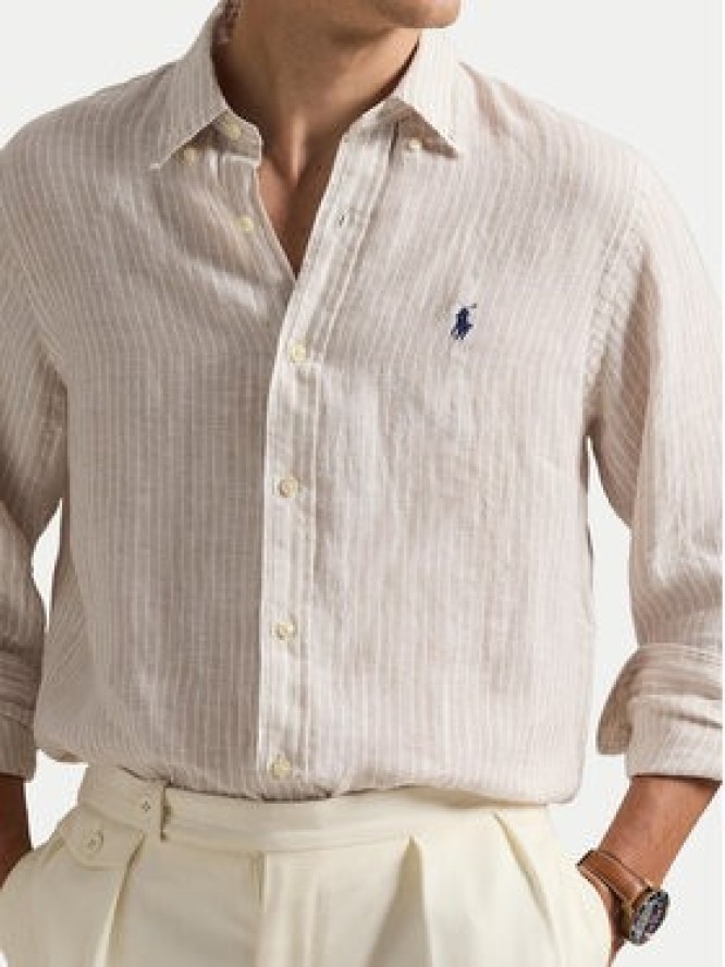 Polo Ralph Lauren Koszula 710B15594006 Beżowy Regular Fit