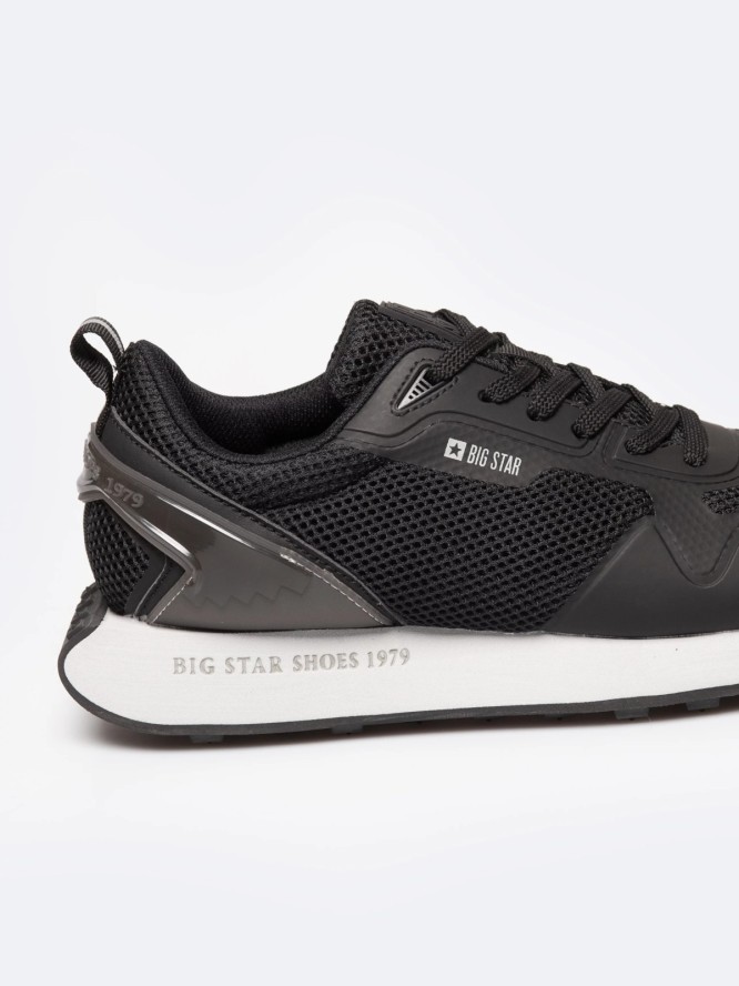 Sneakersy męskie czarne RR174361 906