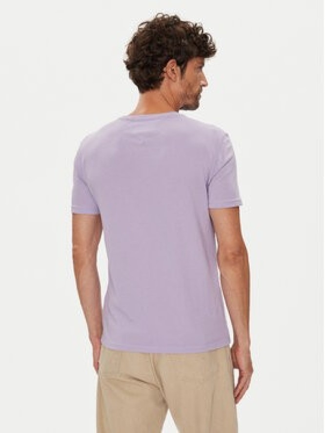 Tommy Jeans T-Shirt Jaspe DM0DM20363 Fioletowy Slim Fit