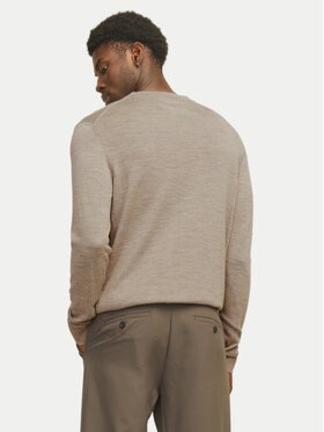 Jack & Jones Sweter Merino 12216817 Szary Regular Fit