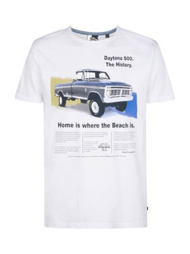 Petrol Industries T-Shirt M-1050-TSR604 Biały Regular Fit