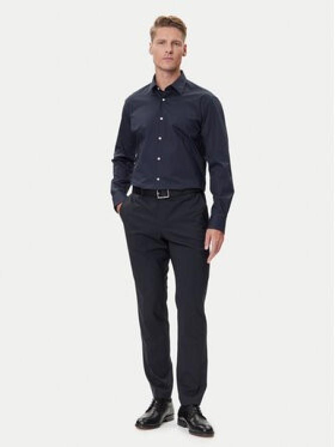 BOSS Koszula H-Joe 50549923 Granatowy Regular Fit