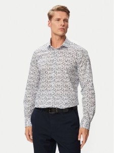 Tommy Hilfiger Koszula MW0MW43753 Biały Slim Fit