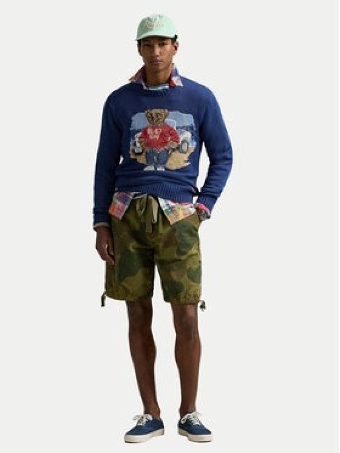 Polo Ralph Lauren Sweter 710964798001 Granatowy Regular Fit