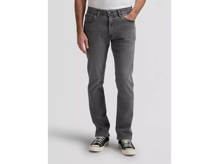 MESKIE SPODNIE LEE RIDER REGAL GRAY 112377695