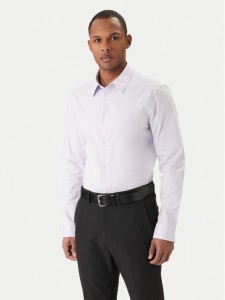 Calvin Klein Koszula LV04LB145G Różowy Slim Fit