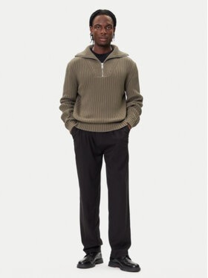 HUGO Sweter Srigg 50547002 Beżowy Relaxed Fit