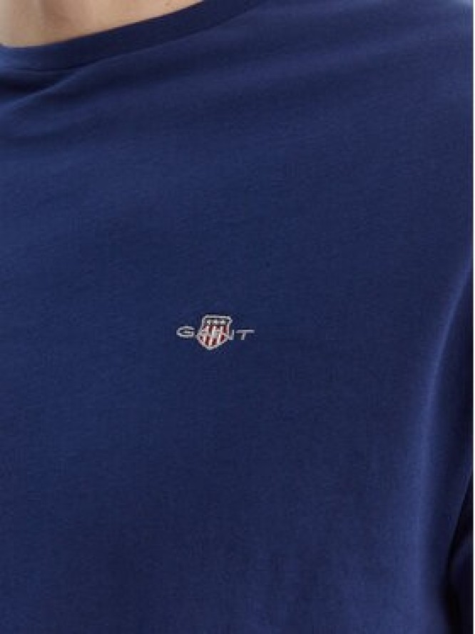 Gant T-Shirt Shield 2003184 Granatowy Regular Fit