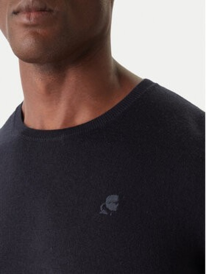 KARL LAGERFELD Sweter 655000 554399 Granatowy Slim Fit