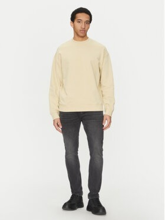 HUGO Bluza Dapocrew 50525892 Beżowy Relaxed Fit