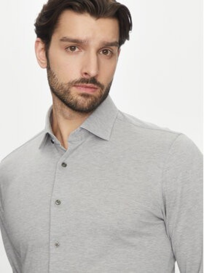 Michael Kors Koszula MD0MD91392 Szary Slim Fit